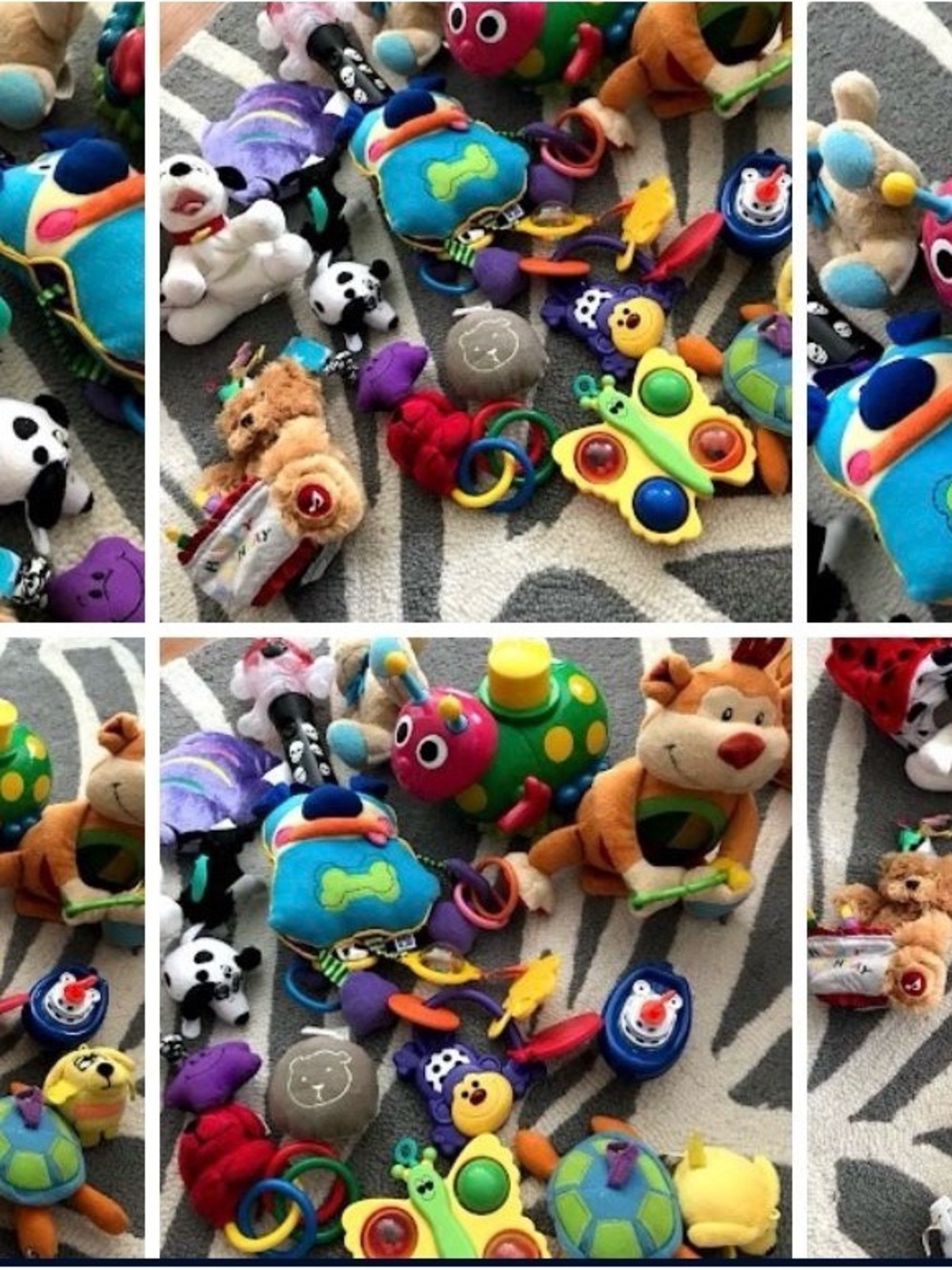 Lot of 17 pcs Colorful Multi-Activity Baby Toy Set